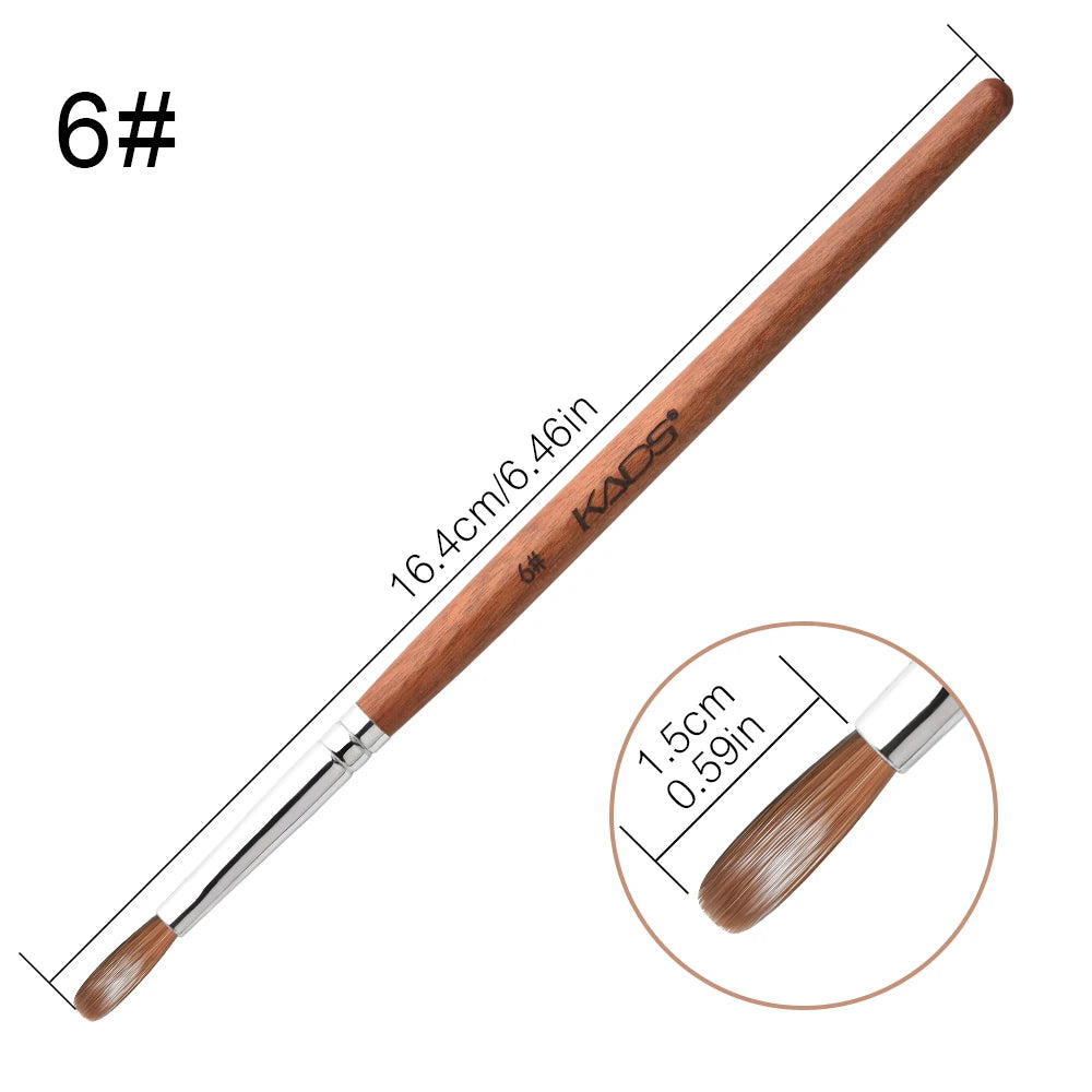 KADS Professional Acrylic Nail Brush Set – Precision Art Brushes for Sculpting, Carving & Extensions