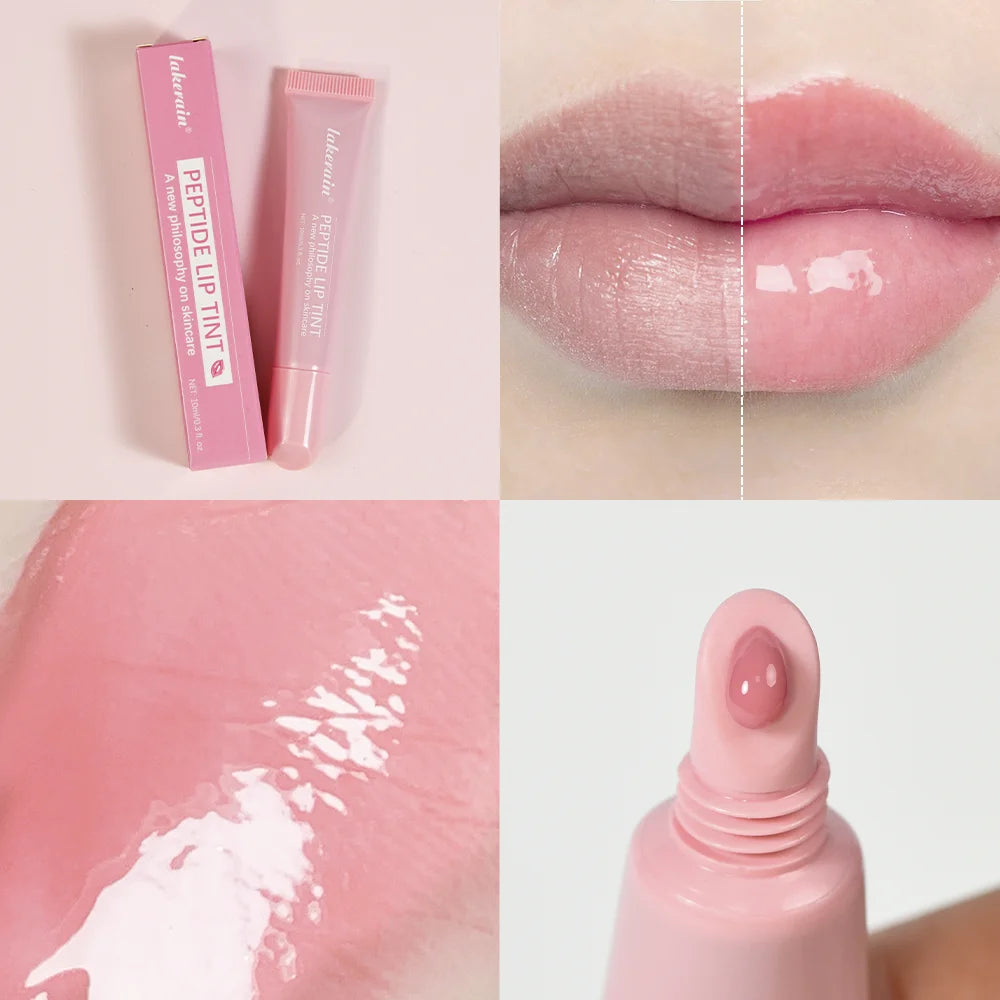 Lakerain Peptide Lip Tint – Moisturizing Glaze for Hydrated, Plump Lips