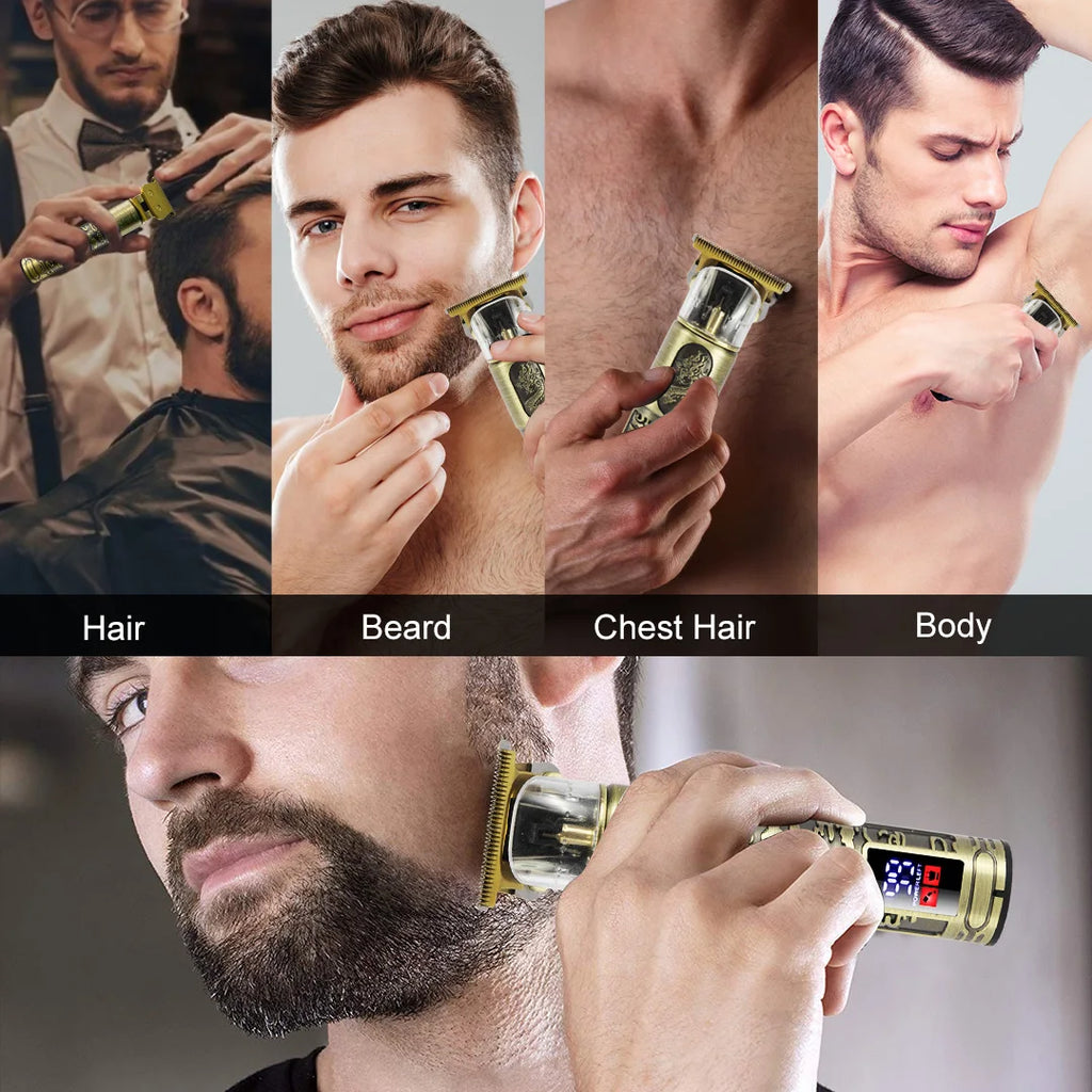 Professional SEJOY Electric Hair Trimmer & Grooming Kit – Precision Cordless Beard Clipper