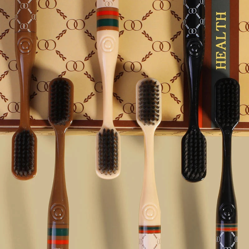 Luxury 6-Piece Oral Care Set – Premium Soft-Bristle Toothbrush Gift Box