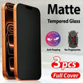 Matte Anti-Spy Tempered Glass Screen Protector – Privacy Protection for iPhone 16/17 Series