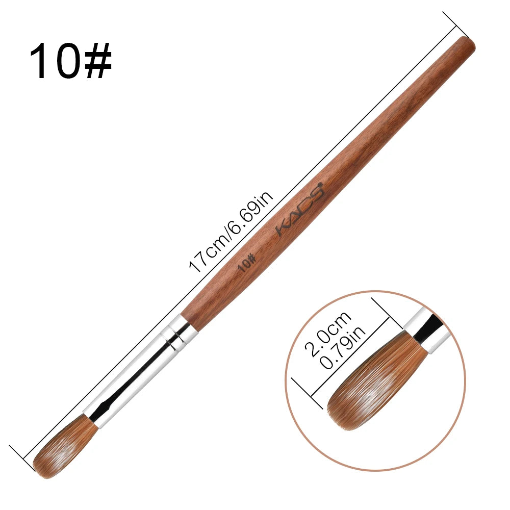 KADS Professional Acrylic Nail Brush Set – Precision Art Brushes for Sculpting, Carving & Extensions