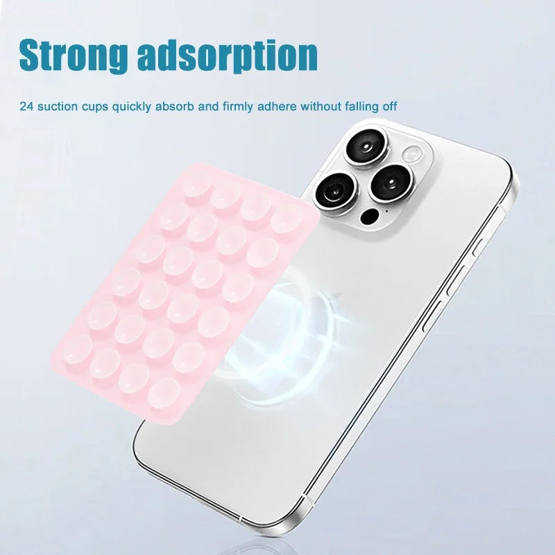 2-in-1 Suction Cup Bracket Case – Shockproof Protective Cover with Integrated Phone Stand