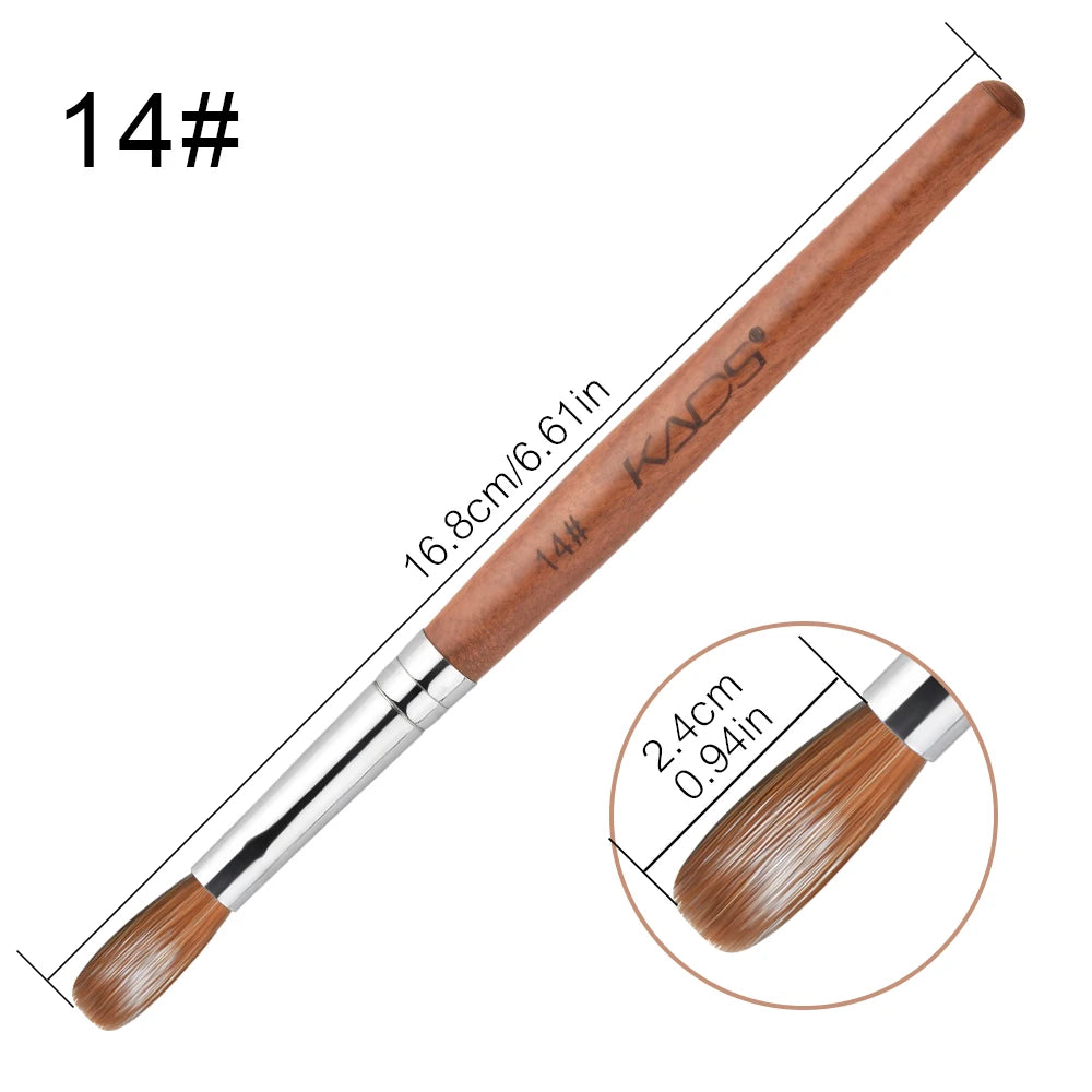 KADS Professional Acrylic Nail Brush Set – Precision Art Brushes for Sculpting, Carving & Extensions