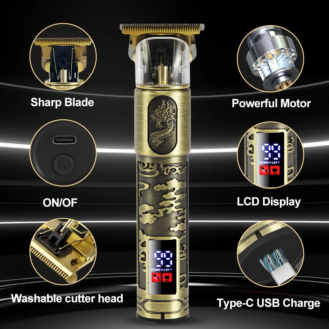 Professional SEJOY Electric Hair Trimmer & Grooming Kit – Precision Cordless Beard Clipper