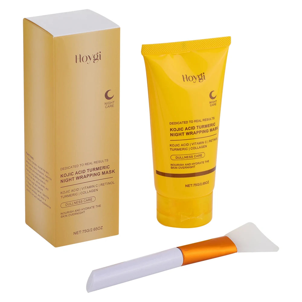 Revitalizing Collagen & Turmeric Wrapping Mask – Overnight Glow Treatment