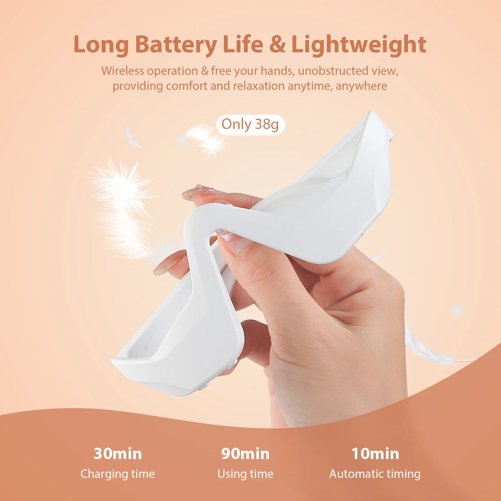 Smart EMS Red Light Eye Massager – Anti-Aging Treatment for Dark Circles & Wrinkles