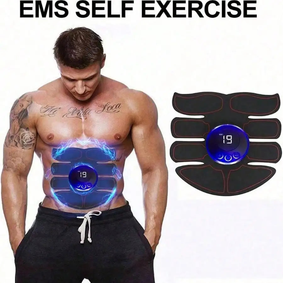 EMS Abdominal Muscle Stimulator – Smart Electric Ab Workout & Fitness Trainer