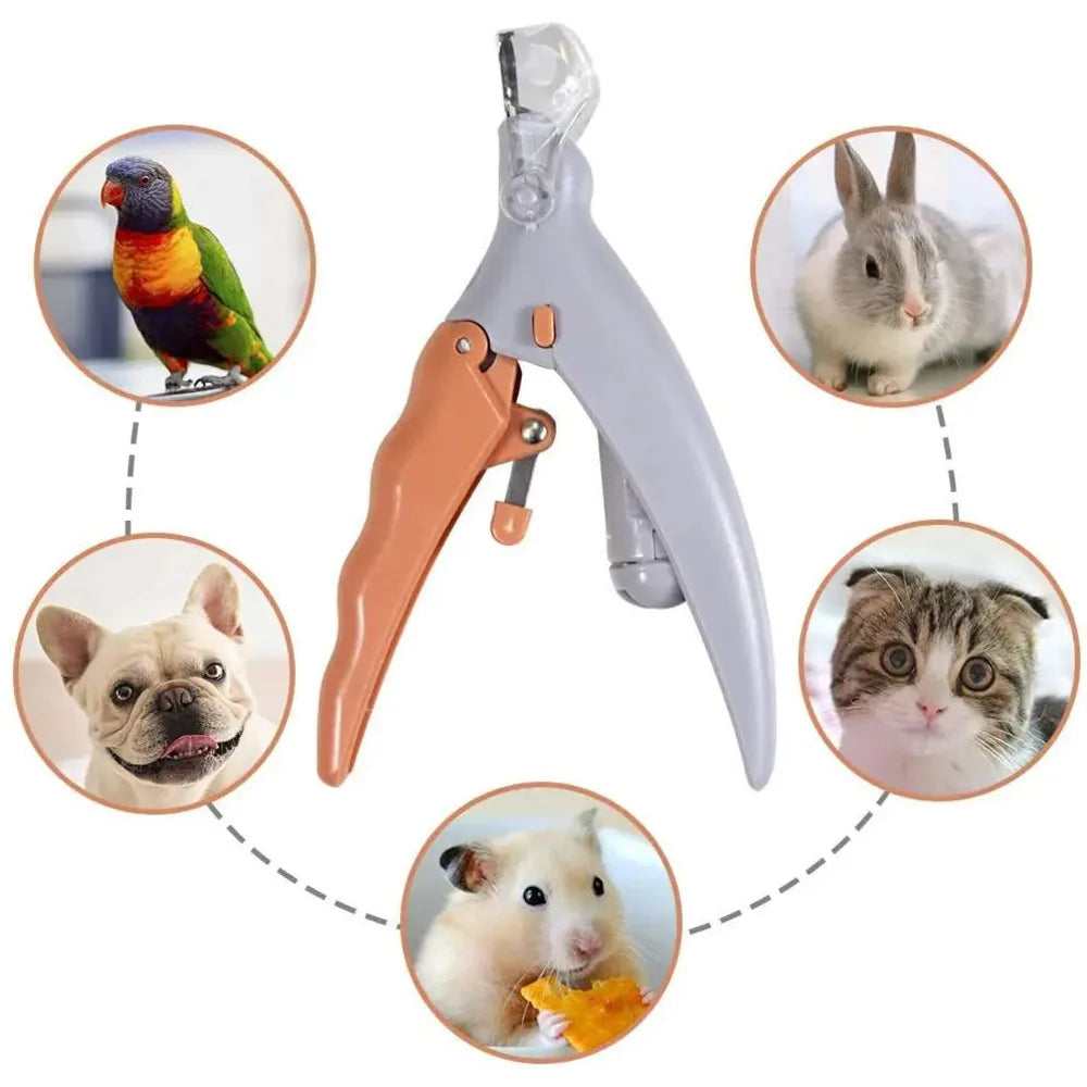 Safe-Cut LED Pet Nail Scissors – Precision Grooming Tool - Clippers with Safety Light – Stress-Free Trimming