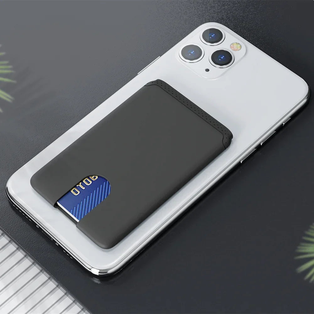 Minimalist Adhesive Phone Card Holder – Slim Wallet for Cards, ID & Cash