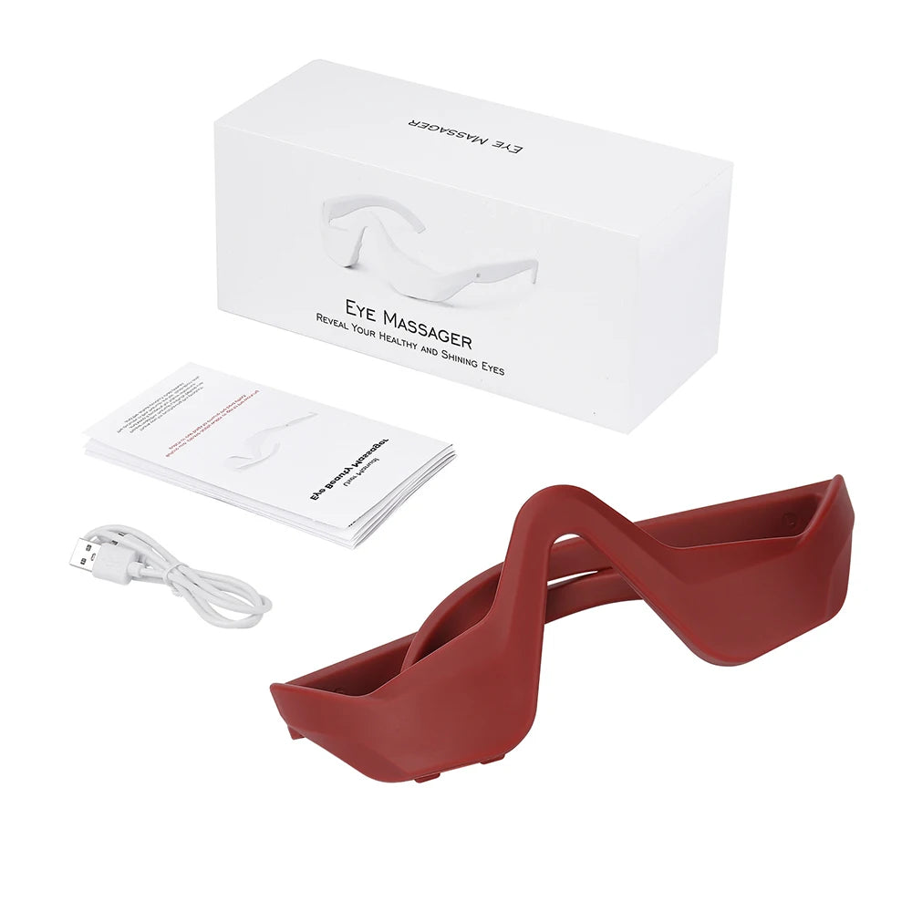 Smart EMS Red Light Eye Massager – Anti-Aging Treatment for Dark Circles & Wrinkles