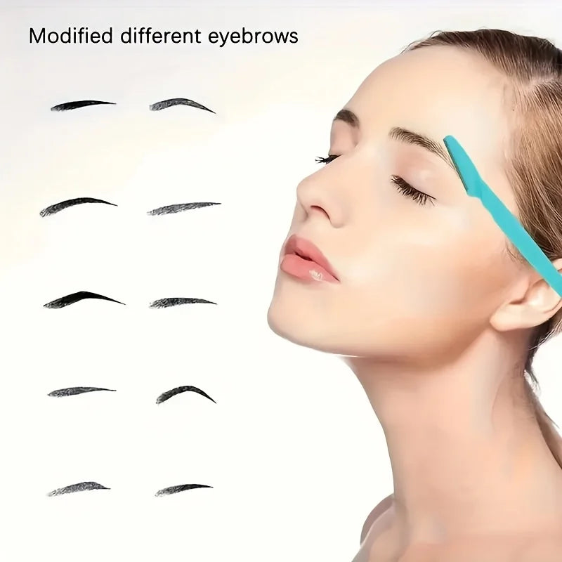 15-Piece Precision Facial Hair & Eyebrow Trimmer Set - With Safety Covers