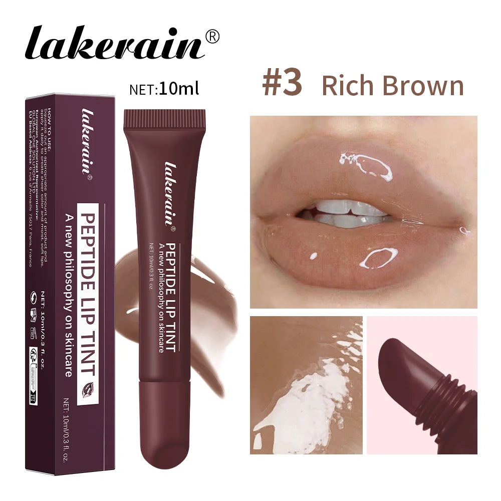 Lakerain Peptide Lip Tint – Moisturizing Glaze for Hydrated, Plump Lips