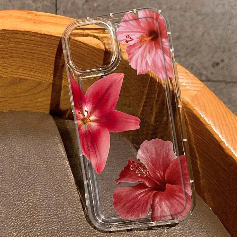 Flower Lily & Hibiscus Case