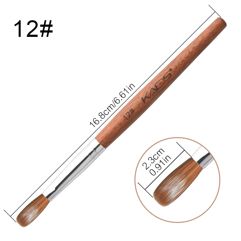 KADS Professional Acrylic Nail Brush Set – Precision Art Brushes for Sculpting, Carving & Extensions