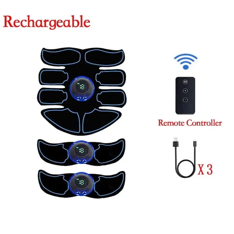 EMS Abdominal Muscle Stimulator – Smart Electric Ab Workout & Fitness Trainer