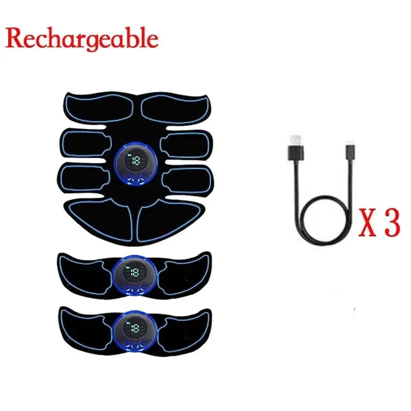 EMS Abdominal Muscle Stimulator – Smart Electric Ab Workout & Fitness Trainer