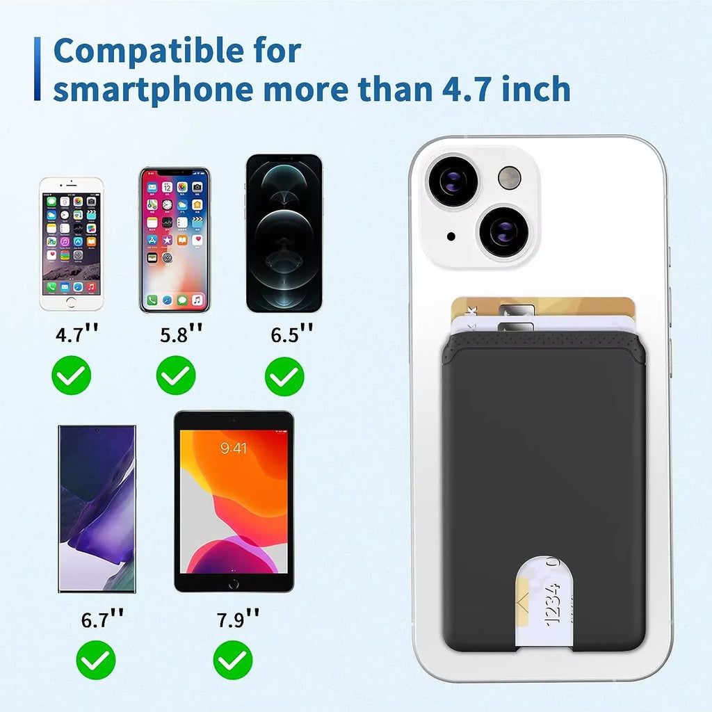 Minimalist Adhesive Phone Card Holder – Slim Wallet for Cards, ID & Cash