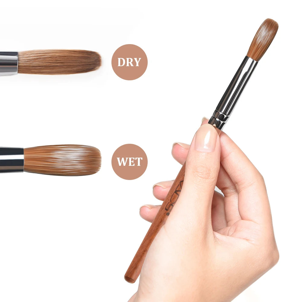 KADS Professional Acrylic Nail Brush Set – Precision Art Brushes for Sculpting, Carving & Extensions